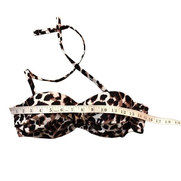 Leopard Print LASCANA Women's Leopard Print Bandeau Bikini Swimwear size M - Picture 10 of 10